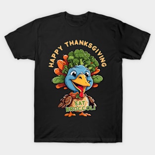 Funny broccoli thanksgiving turkey T-Shirt